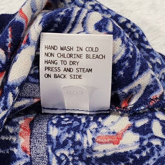 LUCY & LAUREL, Soft Hippie 70's Influenced Bohemian Tassle Tunic Tie Top, size S - Picture 9 of 9